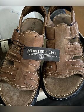 Men's Brown Leather Fisherman Sandals